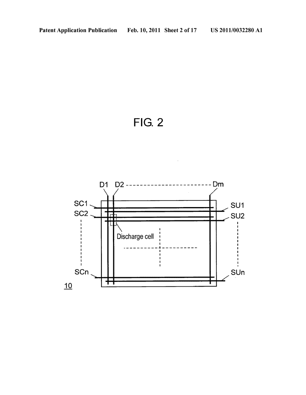 DRIVING METHOD OF PLASMA DISPLAY DEVICE - diagram, schematic, and image 03