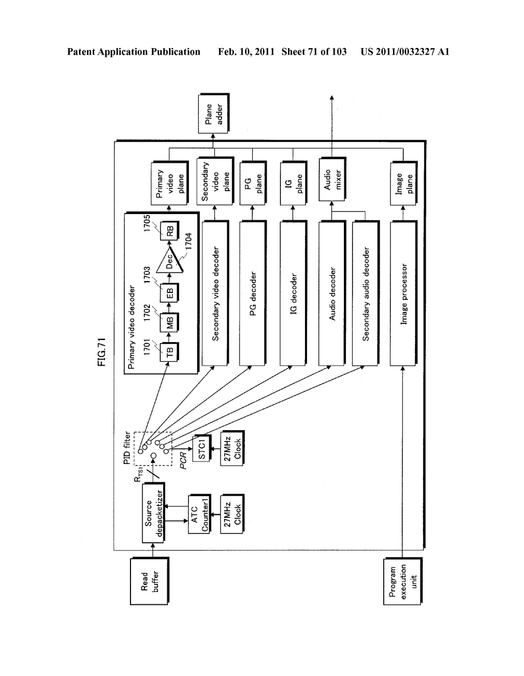 PLAYBACK DEVICE, INTEGRATED CIRCUIT, RECORDING MEDIUM - diagram, schematic, and image 72