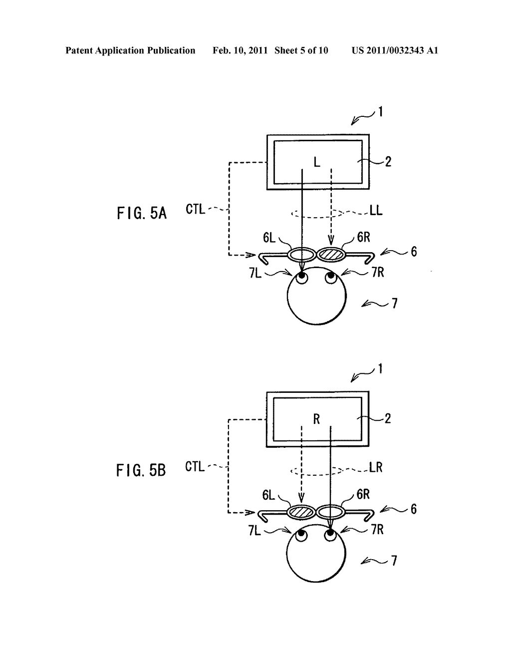 Liquid crystal shutter device and picture display system - diagram, schematic, and image 06