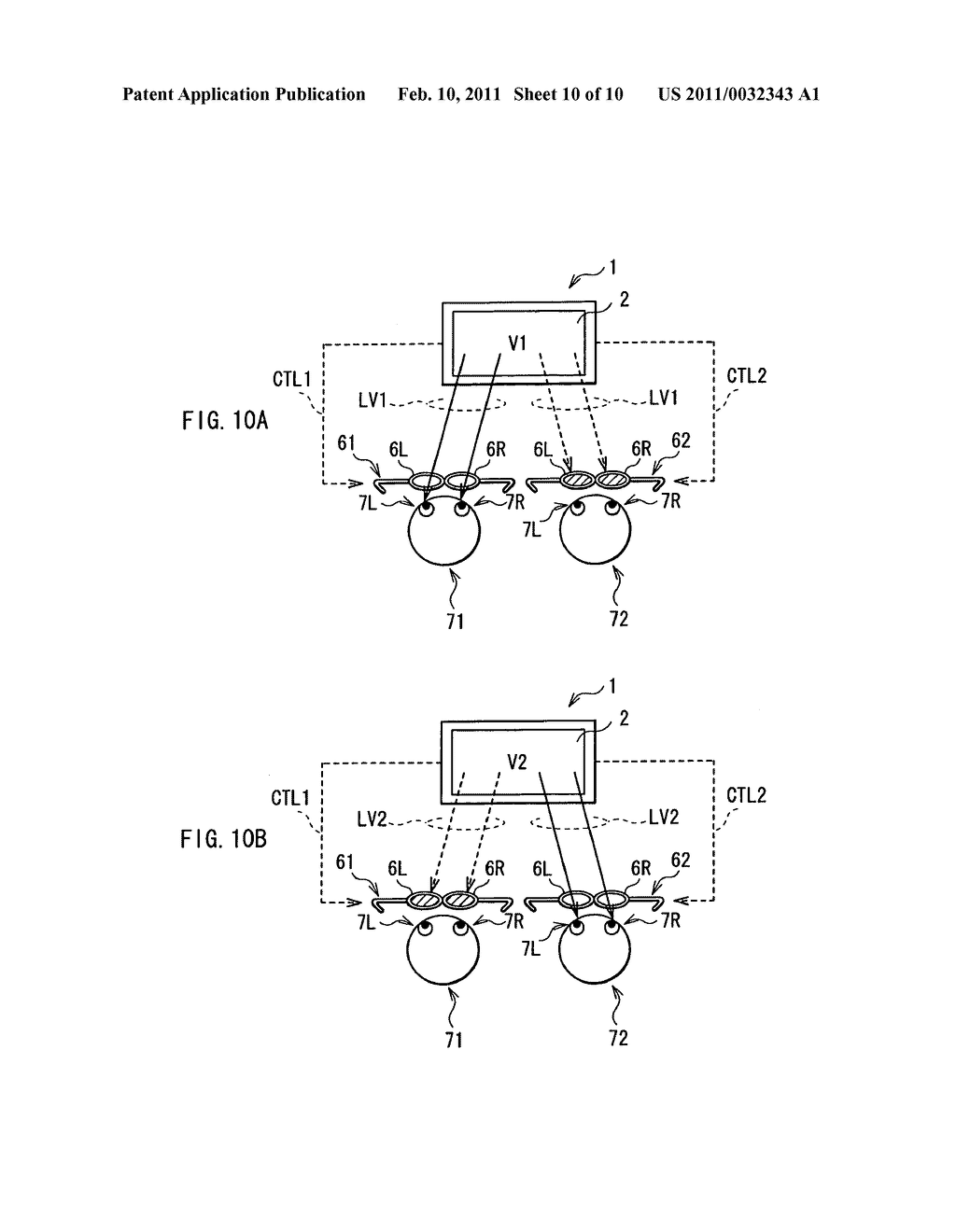 Liquid crystal shutter device and picture display system - diagram, schematic, and image 11