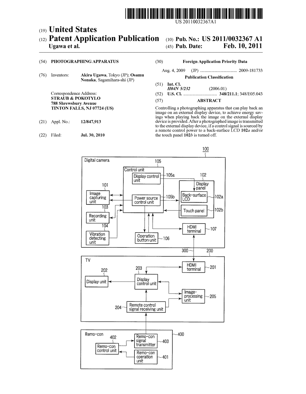 PHOTOGRAPHING APPARATUS - diagram, schematic, and image 01