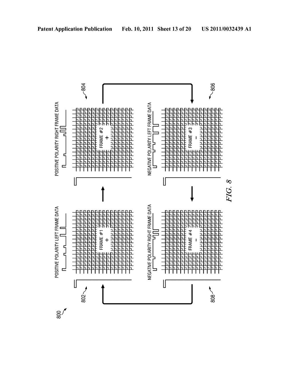 Stereoscopic flat panel display with updated blanking intervals - diagram, schematic, and image 14