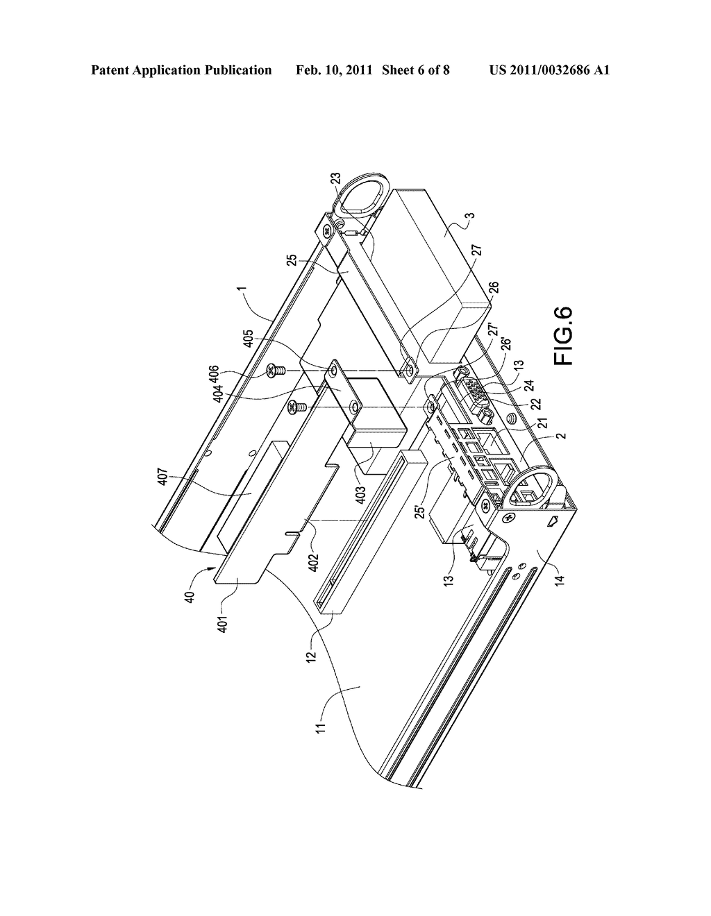 SERVER CHASSIS WITH COMMON REAR WINDOW FOR ADAPTER AND EXPANSION CARD - diagram, schematic, and image 07