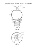 SOLID STATE LIGHT WITH OPTICAL GUIDE AND INTEGRATED THERMAL GUIDE diagram and image