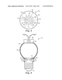 SOLID STATE LIGHT WITH OPTICAL GUIDE AND INTEGRATED THERMAL GUIDE diagram and image