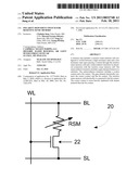 POLARITY DEPENDENT SWITCH FOR RESISTIVE SENSE MEMORY diagram and image