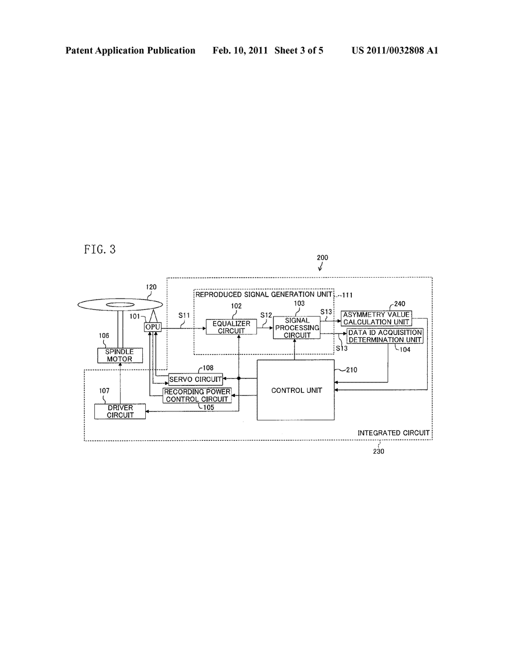INTEGRATED CIRCUIT, INFORMATION RECORDING/REPRODUCING APPARATUS, AND SIGNAL PROCESSING METHOD - diagram, schematic, and image 04
