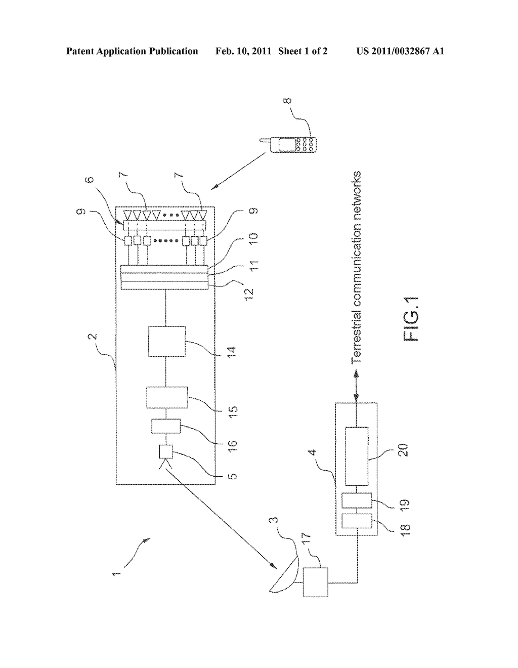 SYSTEM FOR GENERATING BEAMS WITH GROUND-OPERATED PROCESSING AND DIGITAL TRANSMISSION - diagram, schematic, and image 02