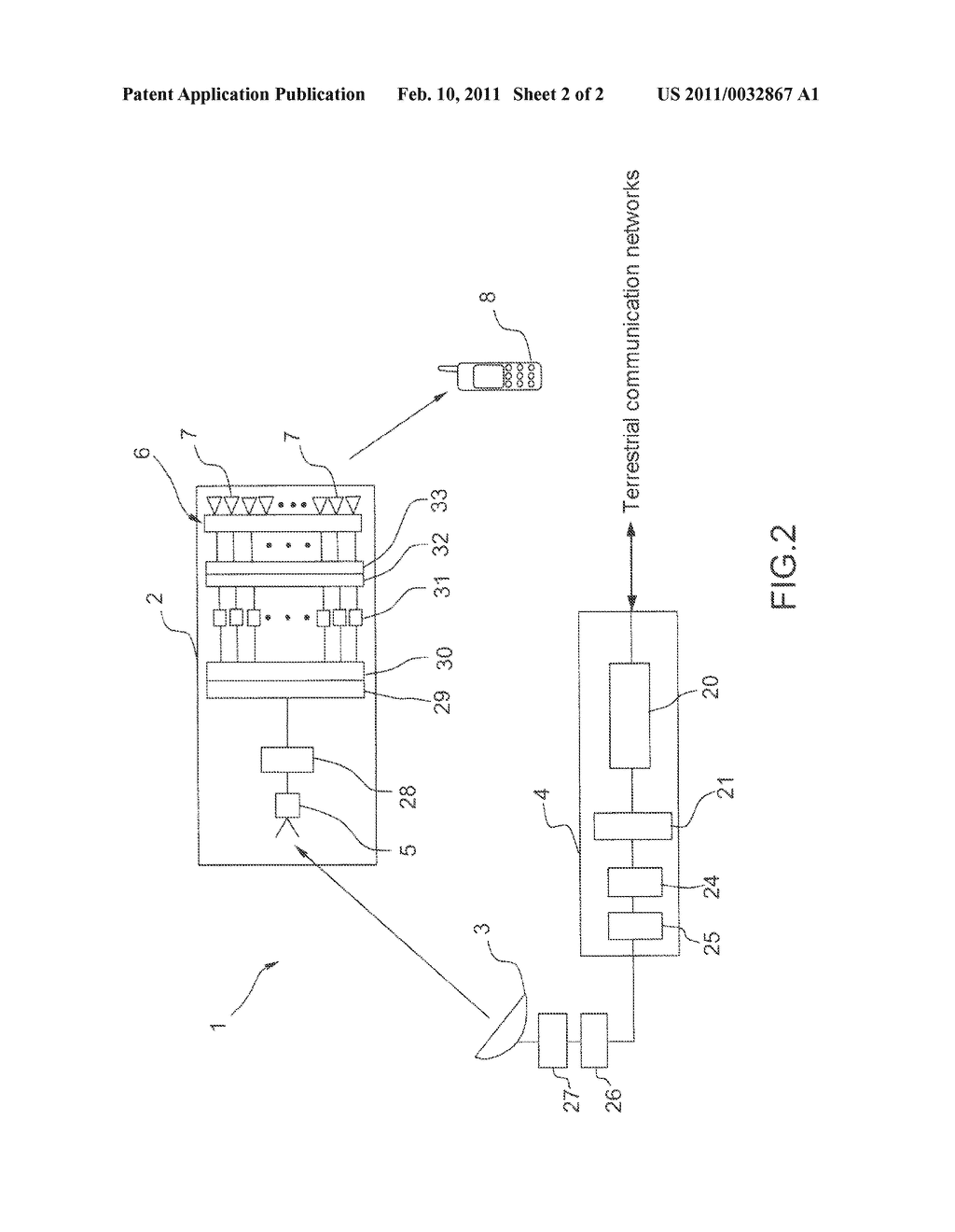 SYSTEM FOR GENERATING BEAMS WITH GROUND-OPERATED PROCESSING AND DIGITAL TRANSMISSION - diagram, schematic, and image 03