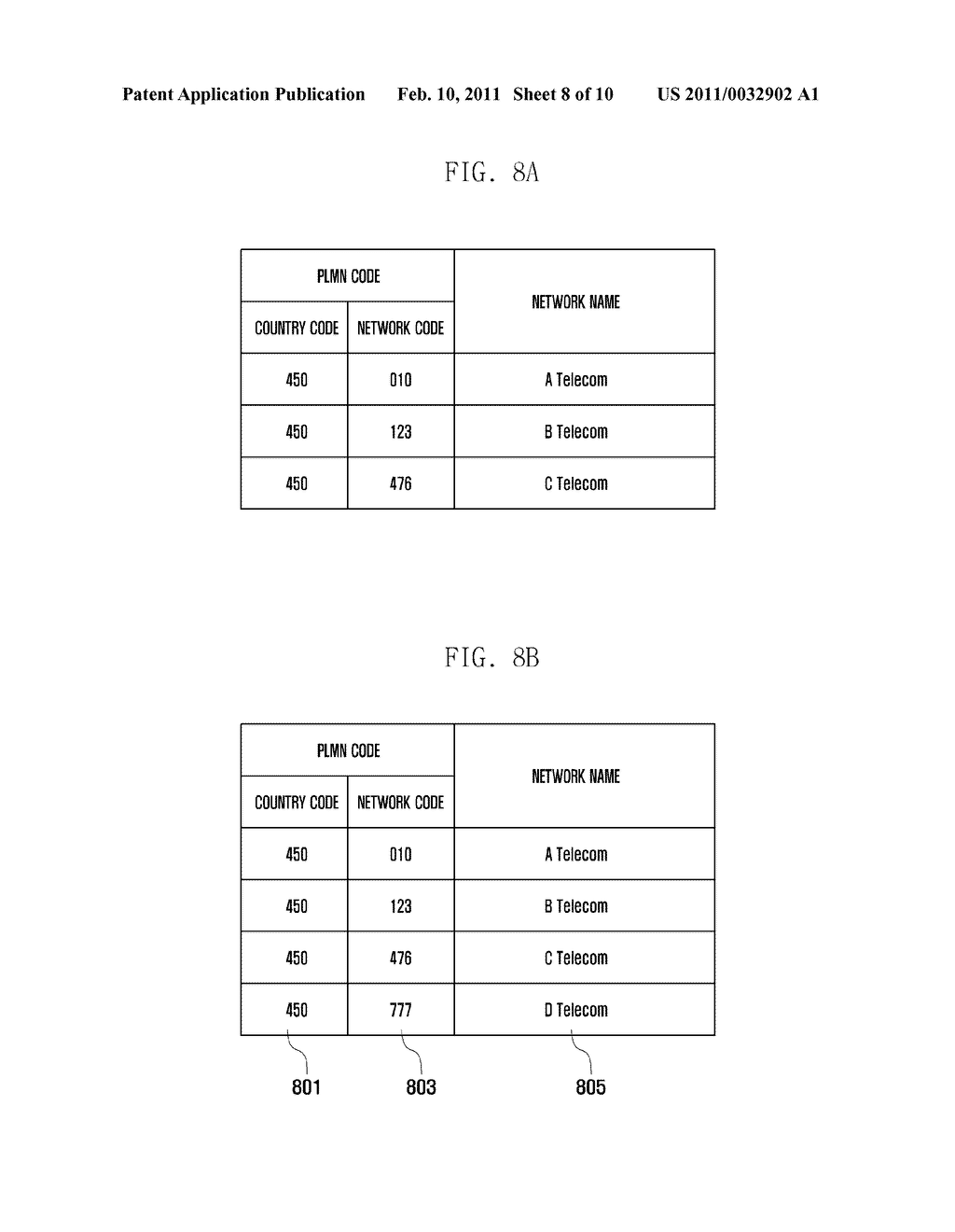 METHOD FOR DISPLAYING NETWORK NAME IN MOBILE TERMINAL AND SYSTEM THEREOF - diagram, schematic, and image 09