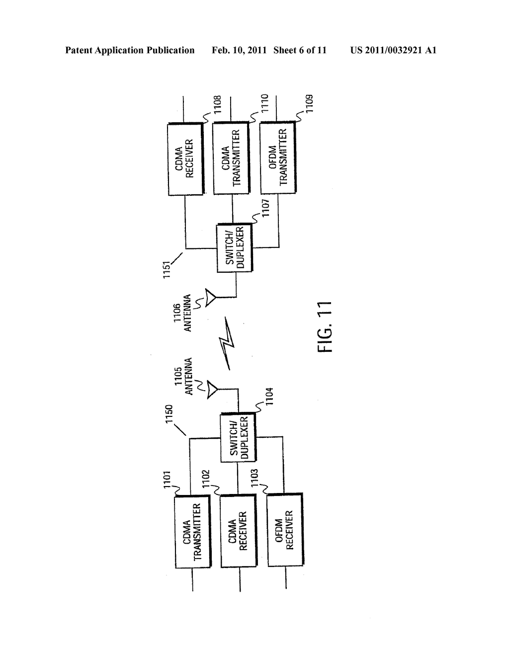 COMMUNICATION SYSTEM USING OFDM FOR ONE DIRECTION AND DSSS FOR ANOTHER DIRECTION - diagram, schematic, and image 07