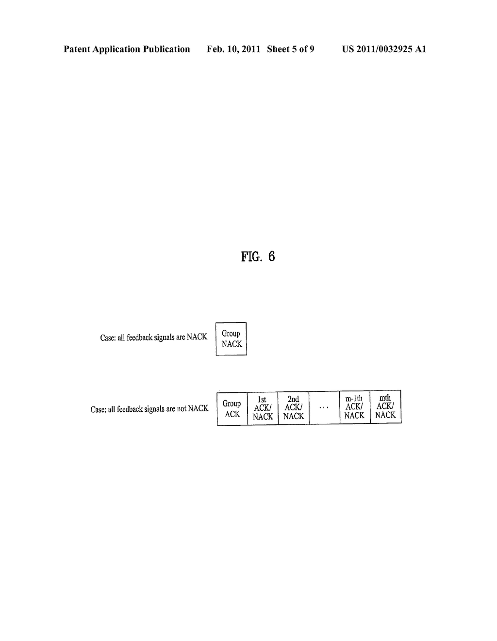 METHOD OF TRANSMITTING GROUP ACK/NACK IN A COMMUNICATION SYSTEM - diagram, schematic, and image 06