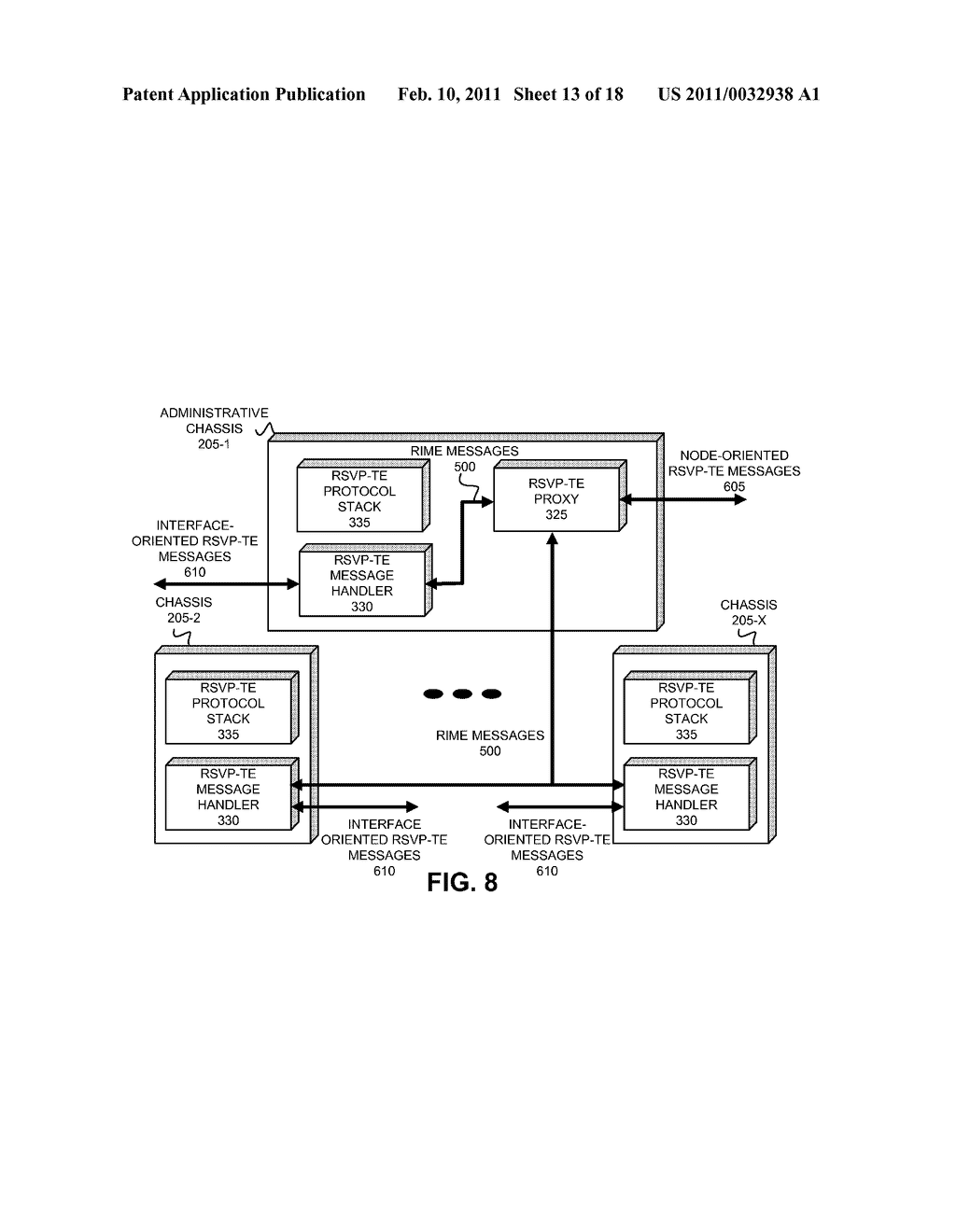 DISTRIBUTED RSVP-TE IN A MULTI-CHASSIS NODE ARCHITECTURE - diagram, schematic, and image 14