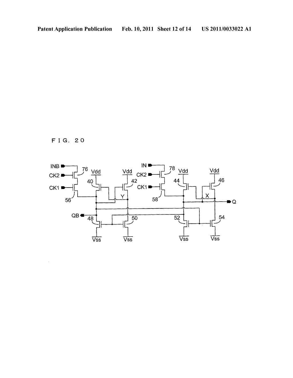 DIGITAL LOGIC CIRCUIT, SHIFT REGISTER AND ACTIVE MATRIX DEVICE - diagram, schematic, and image 13