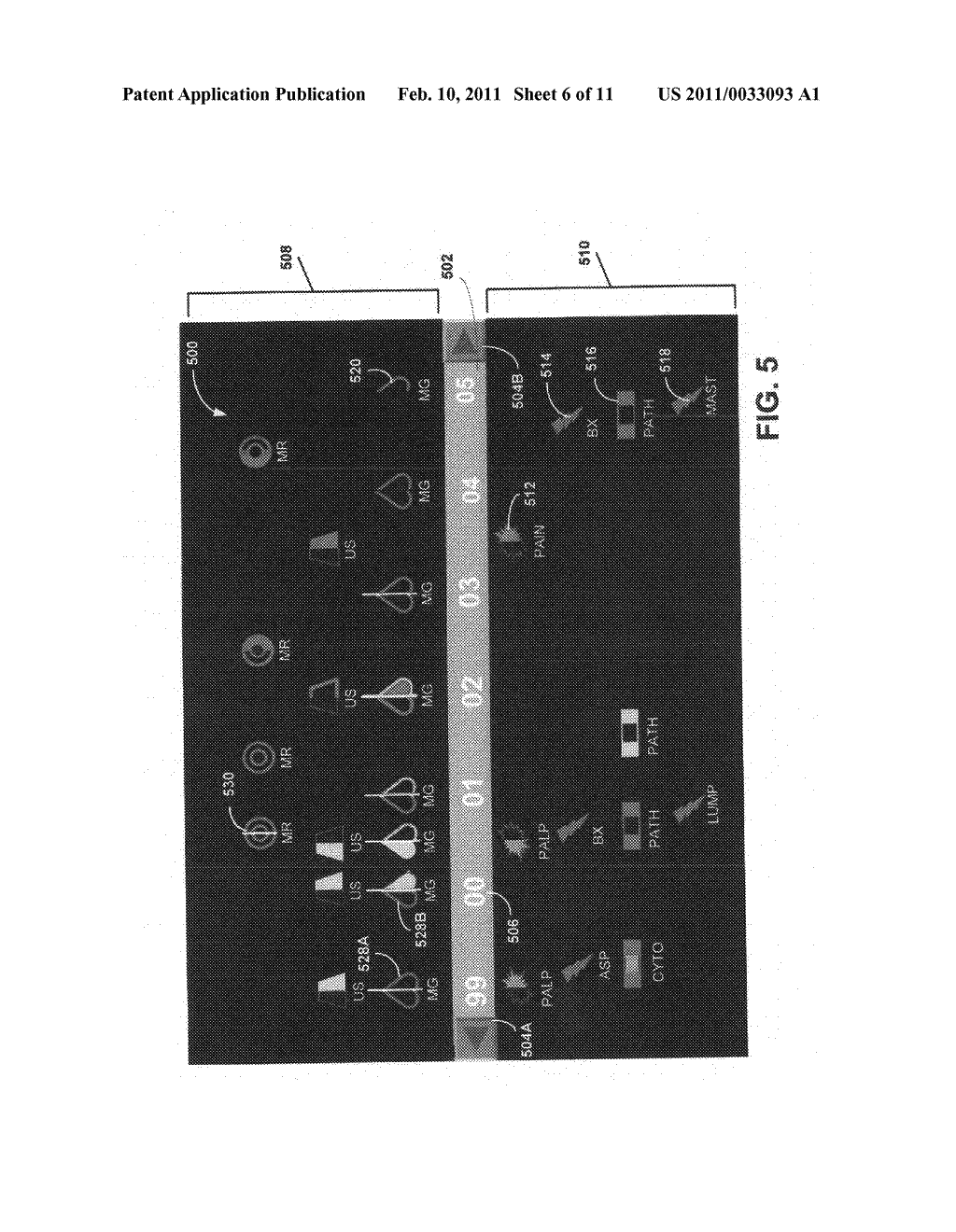 System and method for the graphical presentation of the content of radiologic image study reports - diagram, schematic, and image 07