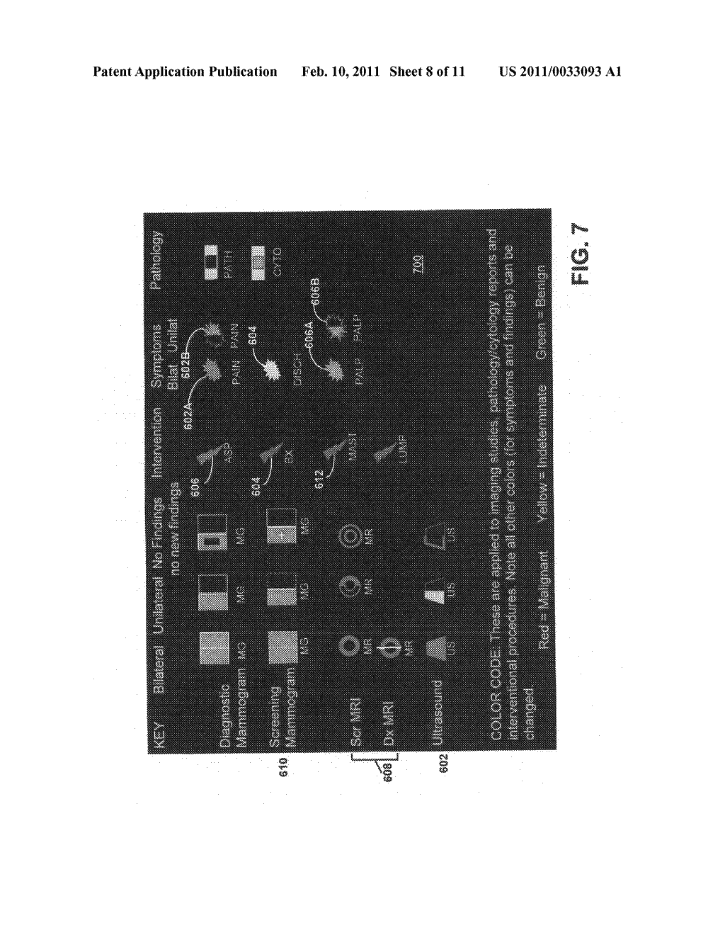 System and method for the graphical presentation of the content of radiologic image study reports - diagram, schematic, and image 09