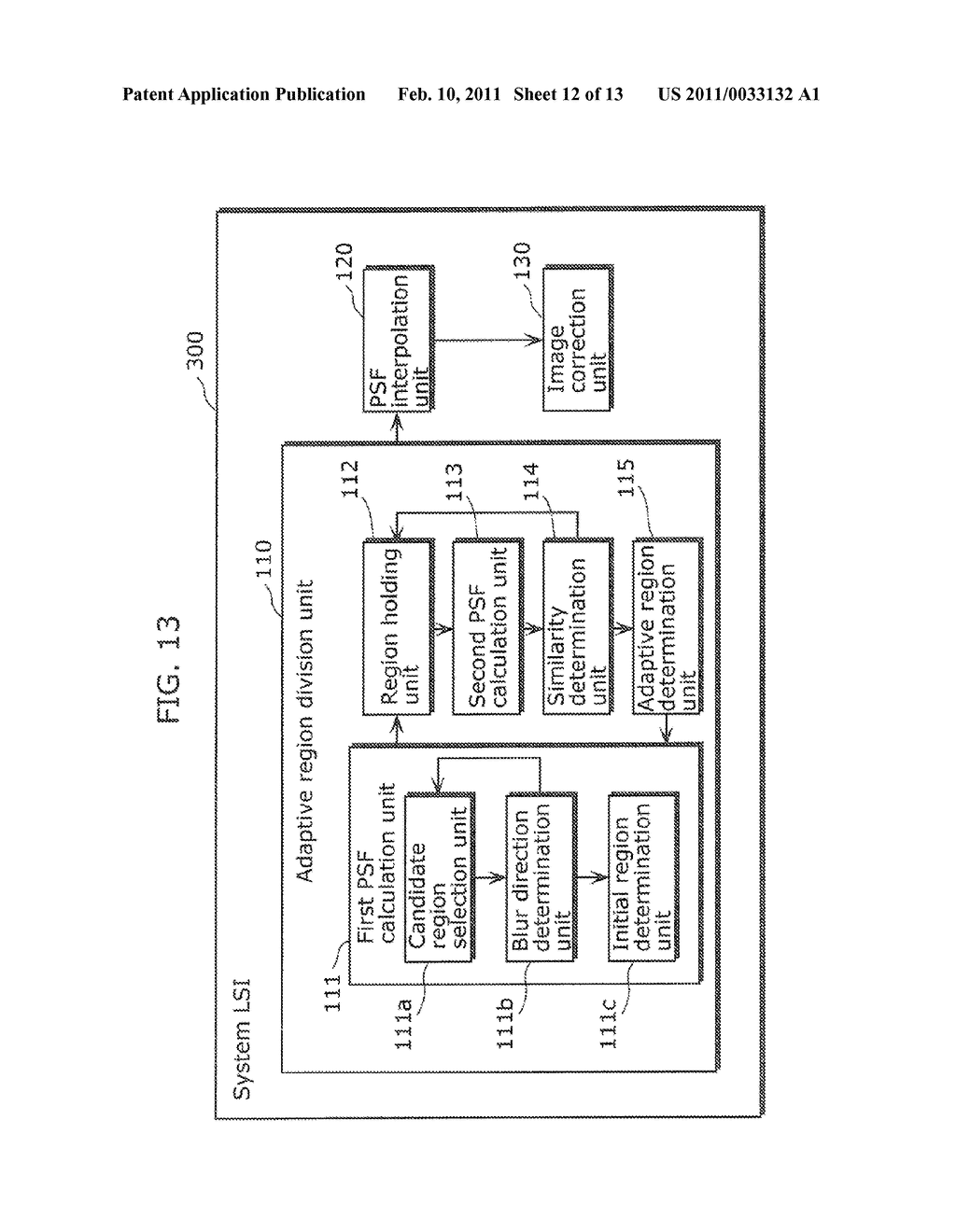 IMAGE CORRECTION APPARATUS AND IMAGE CORRECTION METHOD - diagram, schematic, and image 13
