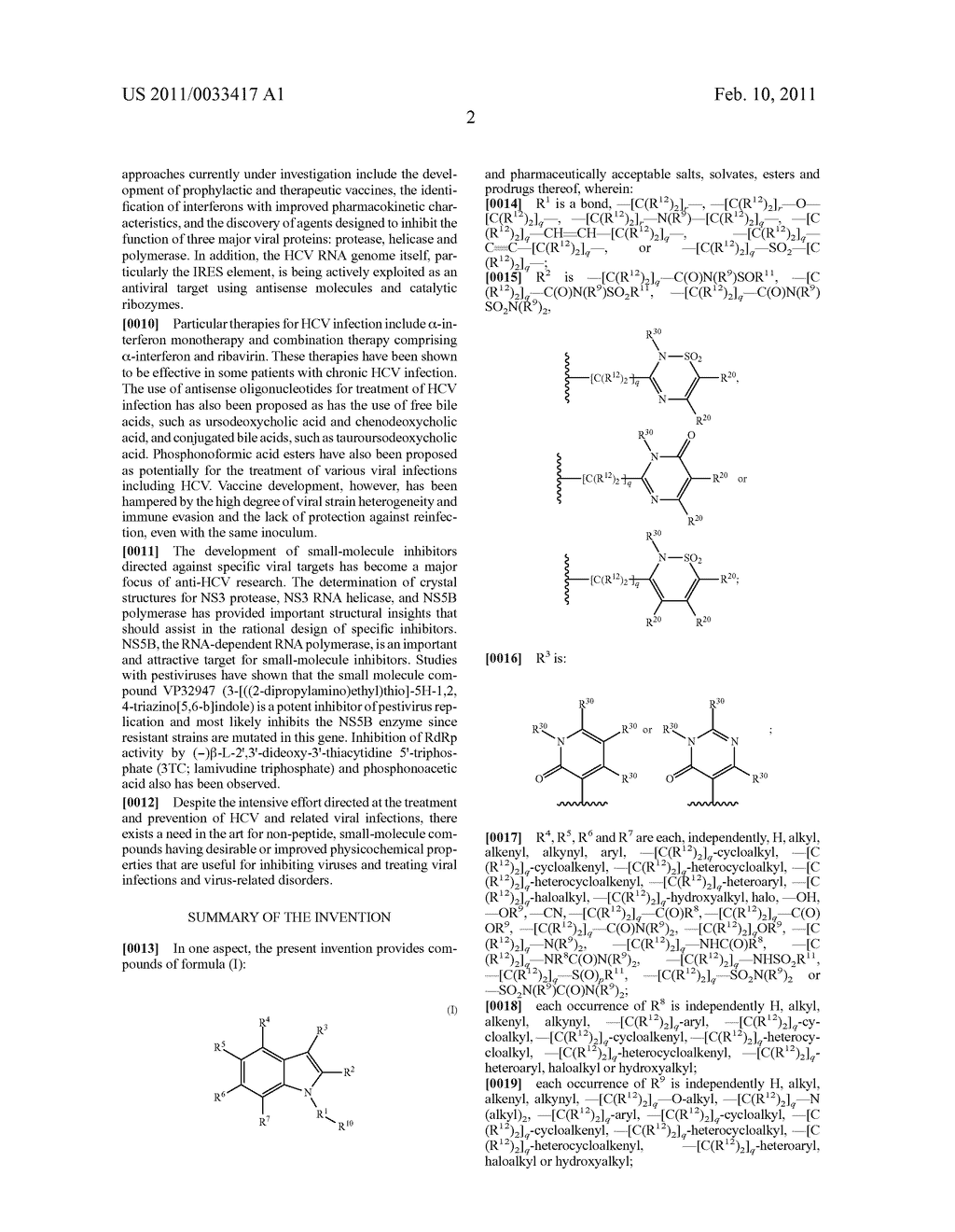 2,3-SUBSTITUTED INDOLE DERIVATIVES FOR TREATING VIRAL INFECTIONS - diagram, schematic, and image 03