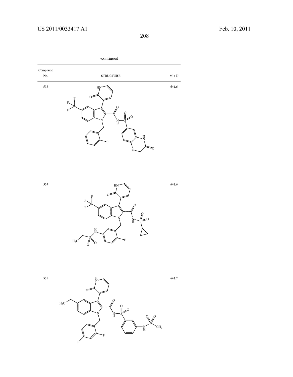 2,3-SUBSTITUTED INDOLE DERIVATIVES FOR TREATING VIRAL INFECTIONS - diagram, schematic, and image 209