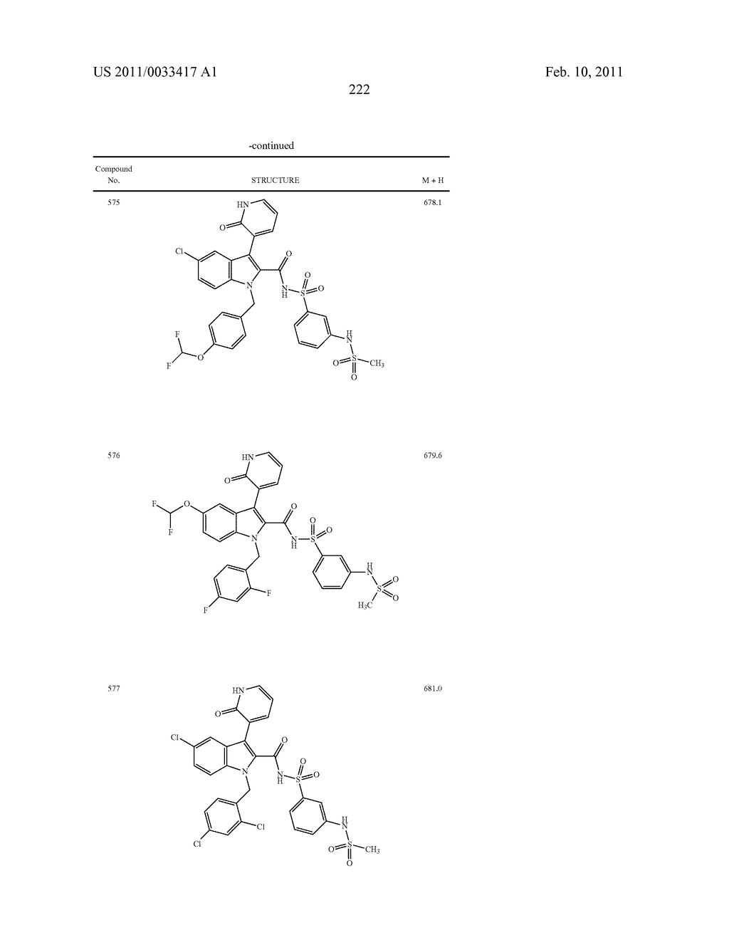 2,3-SUBSTITUTED INDOLE DERIVATIVES FOR TREATING VIRAL INFECTIONS - diagram, schematic, and image 223
