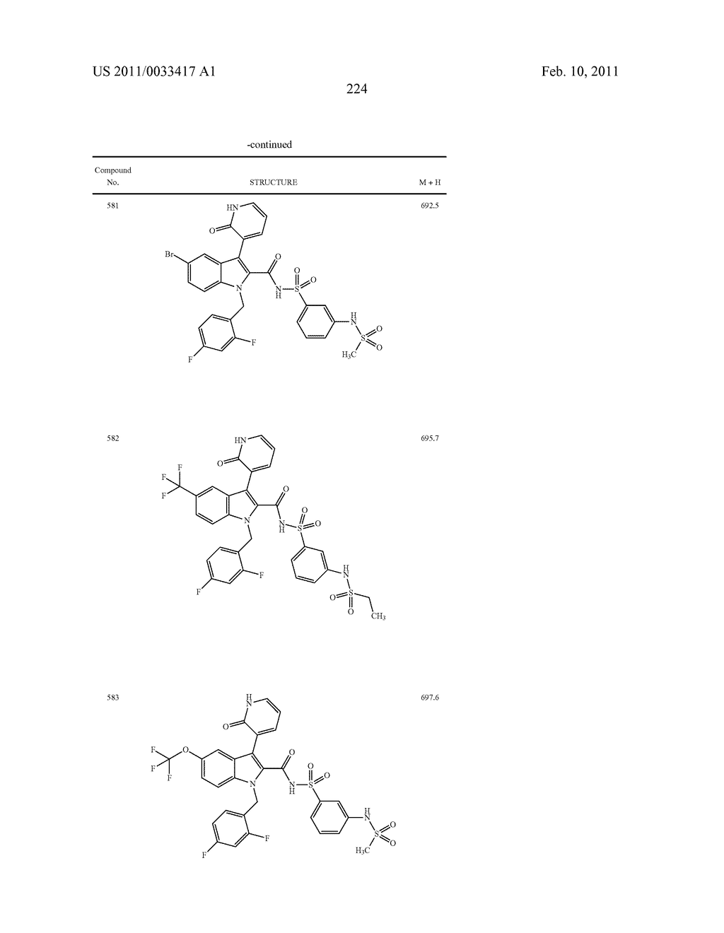 2,3-SUBSTITUTED INDOLE DERIVATIVES FOR TREATING VIRAL INFECTIONS - diagram, schematic, and image 225