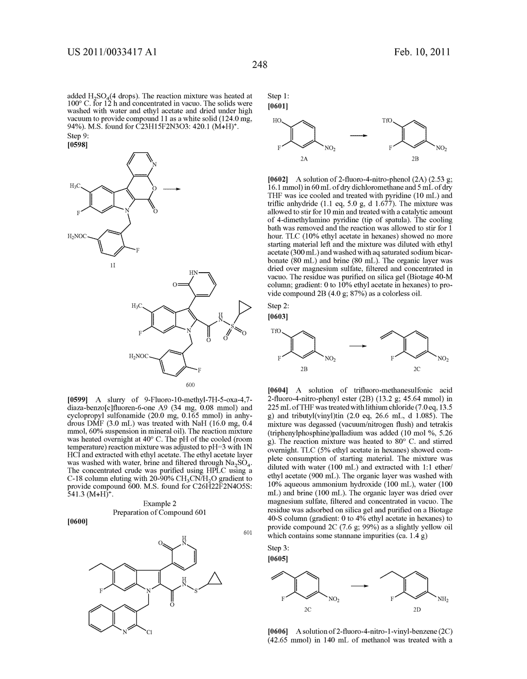 2,3-SUBSTITUTED INDOLE DERIVATIVES FOR TREATING VIRAL INFECTIONS - diagram, schematic, and image 249