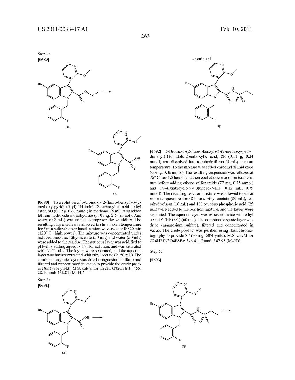 2,3-SUBSTITUTED INDOLE DERIVATIVES FOR TREATING VIRAL INFECTIONS - diagram, schematic, and image 264