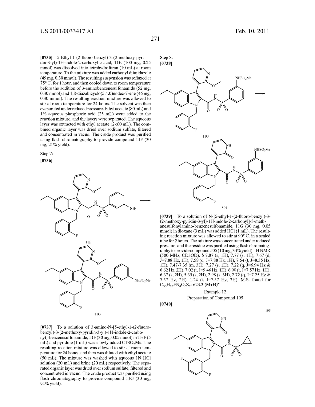 2,3-SUBSTITUTED INDOLE DERIVATIVES FOR TREATING VIRAL INFECTIONS - diagram, schematic, and image 272