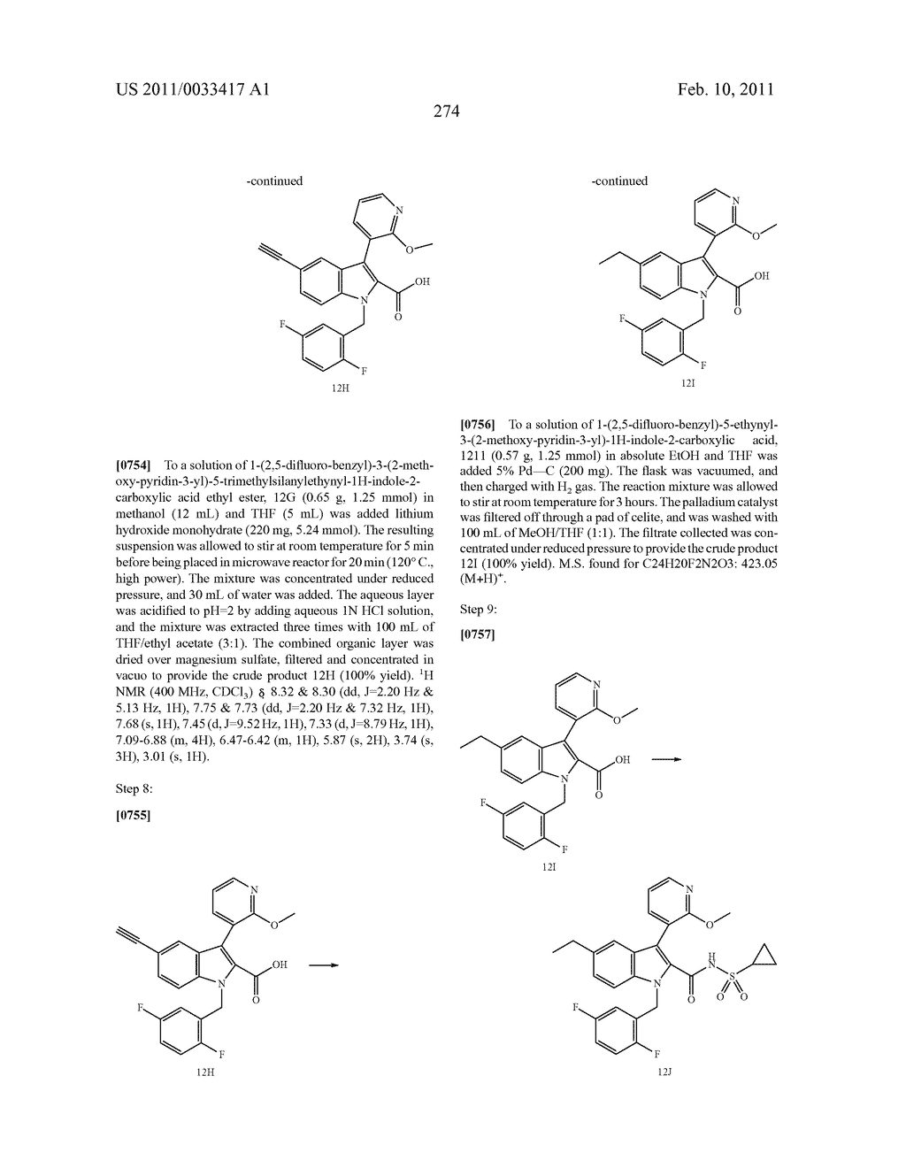 2,3-SUBSTITUTED INDOLE DERIVATIVES FOR TREATING VIRAL INFECTIONS - diagram, schematic, and image 275