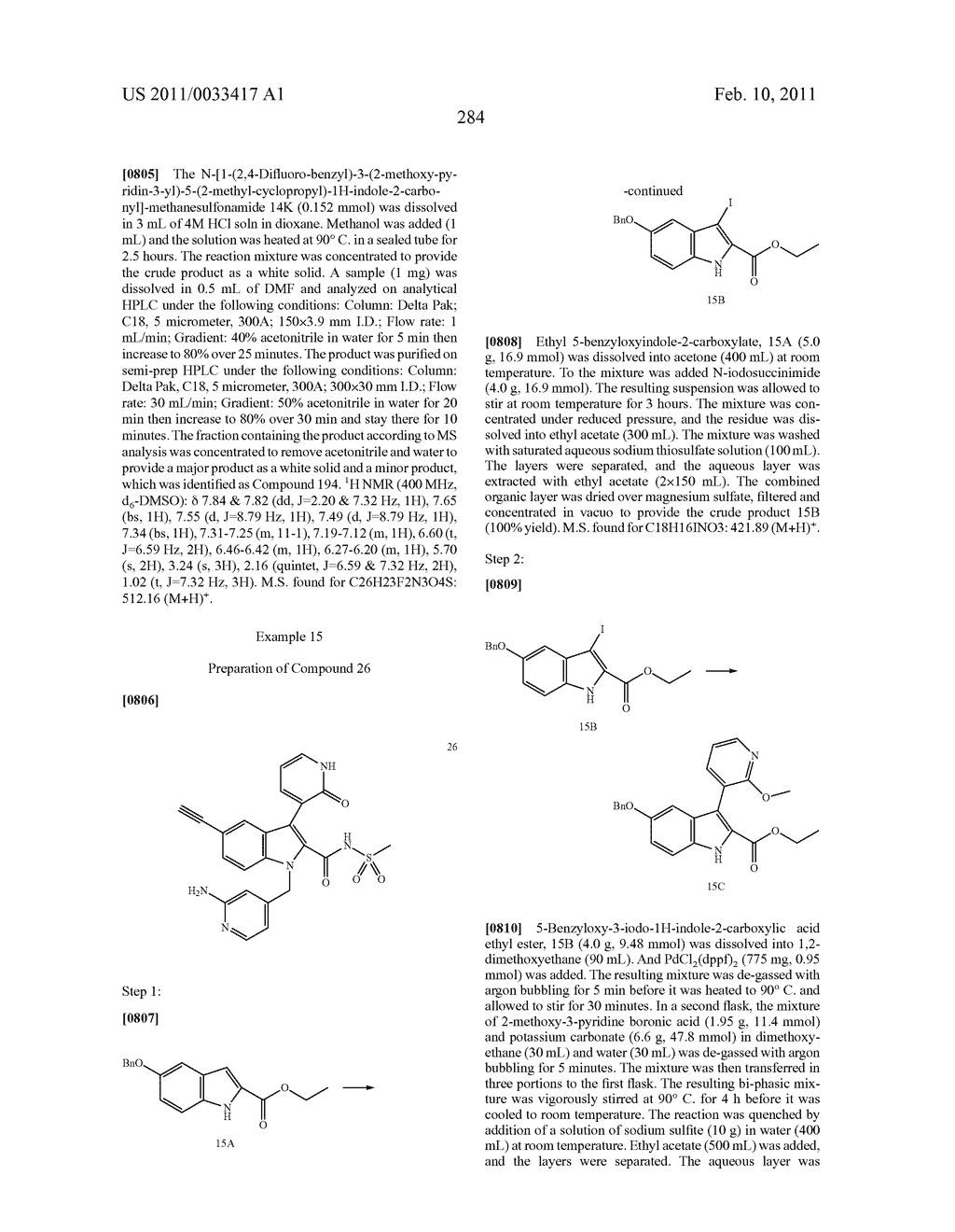 2,3-SUBSTITUTED INDOLE DERIVATIVES FOR TREATING VIRAL INFECTIONS - diagram, schematic, and image 285