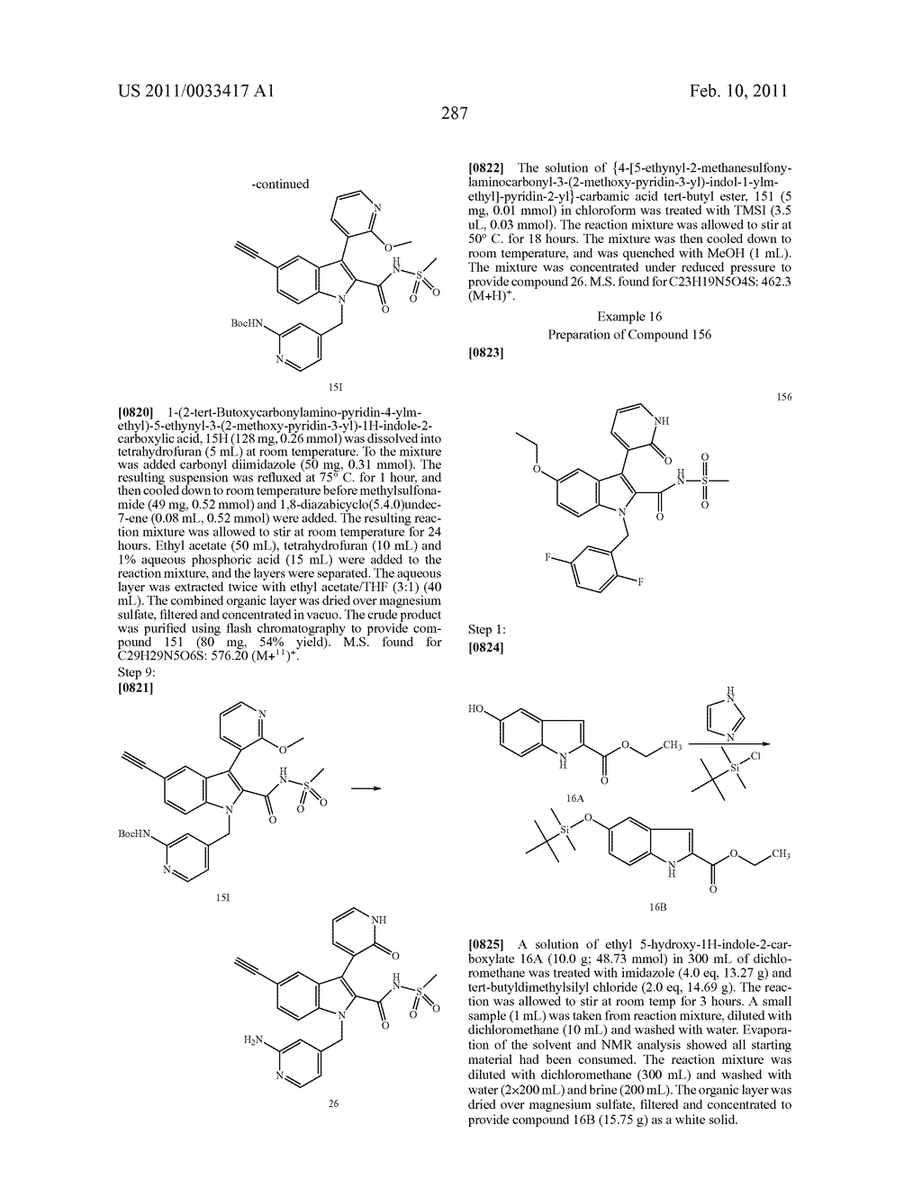 2,3-SUBSTITUTED INDOLE DERIVATIVES FOR TREATING VIRAL INFECTIONS - diagram, schematic, and image 288