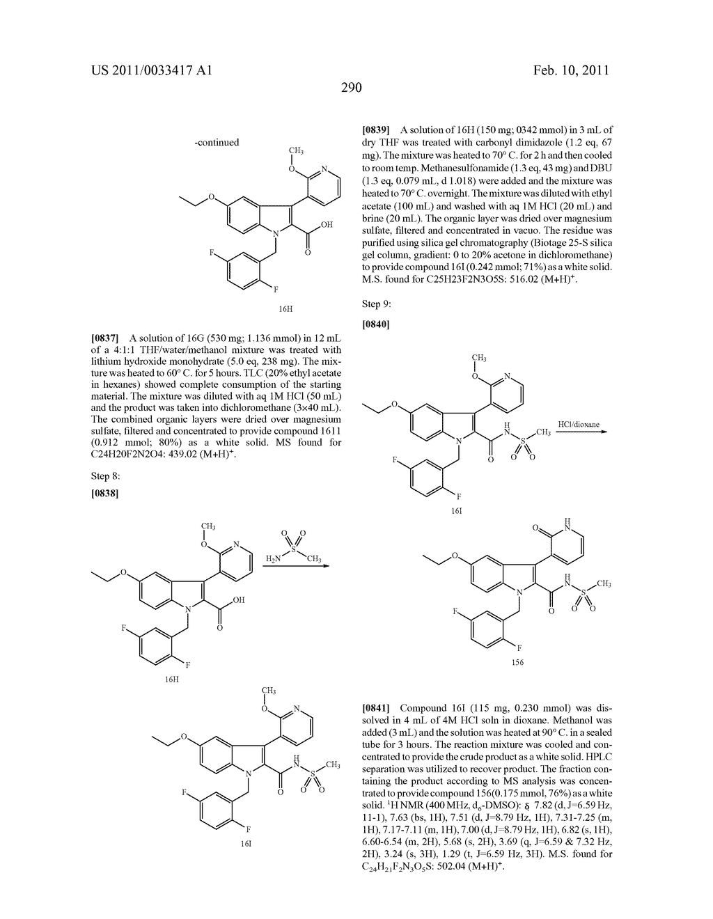 2,3-SUBSTITUTED INDOLE DERIVATIVES FOR TREATING VIRAL INFECTIONS - diagram, schematic, and image 291
