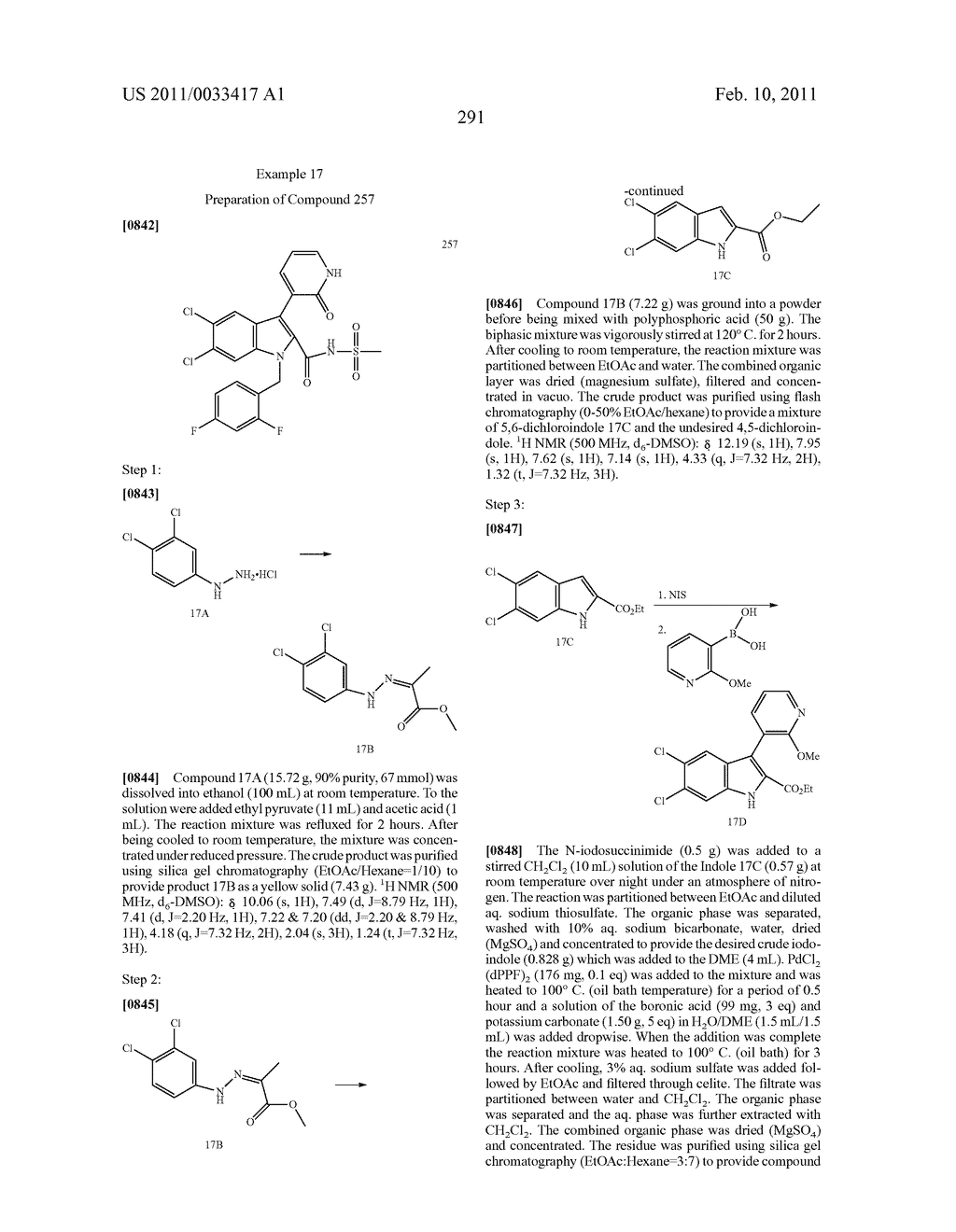 2,3-SUBSTITUTED INDOLE DERIVATIVES FOR TREATING VIRAL INFECTIONS - diagram, schematic, and image 292