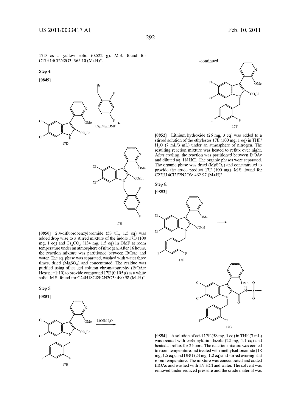 2,3-SUBSTITUTED INDOLE DERIVATIVES FOR TREATING VIRAL INFECTIONS - diagram, schematic, and image 293