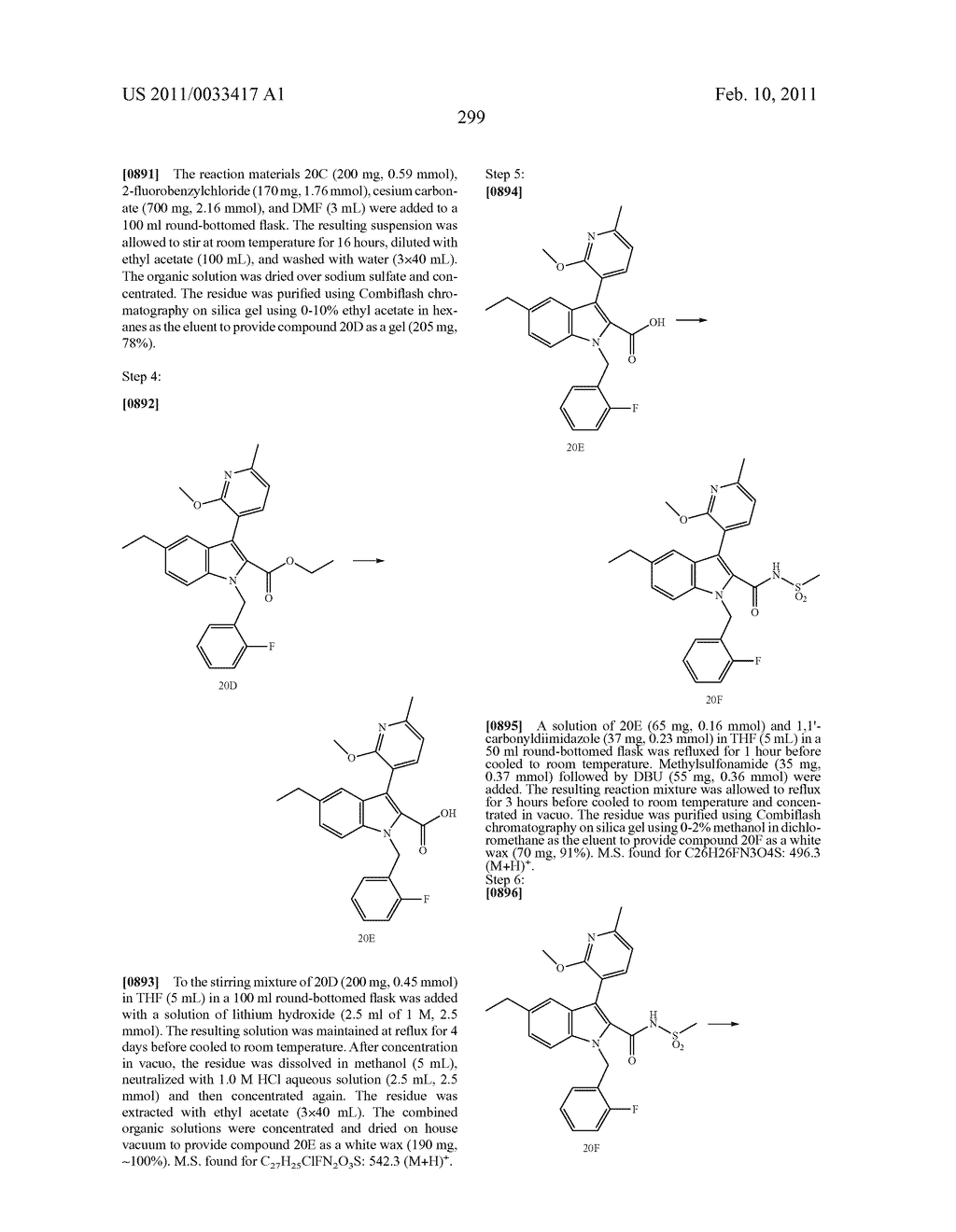 2,3-SUBSTITUTED INDOLE DERIVATIVES FOR TREATING VIRAL INFECTIONS - diagram, schematic, and image 300