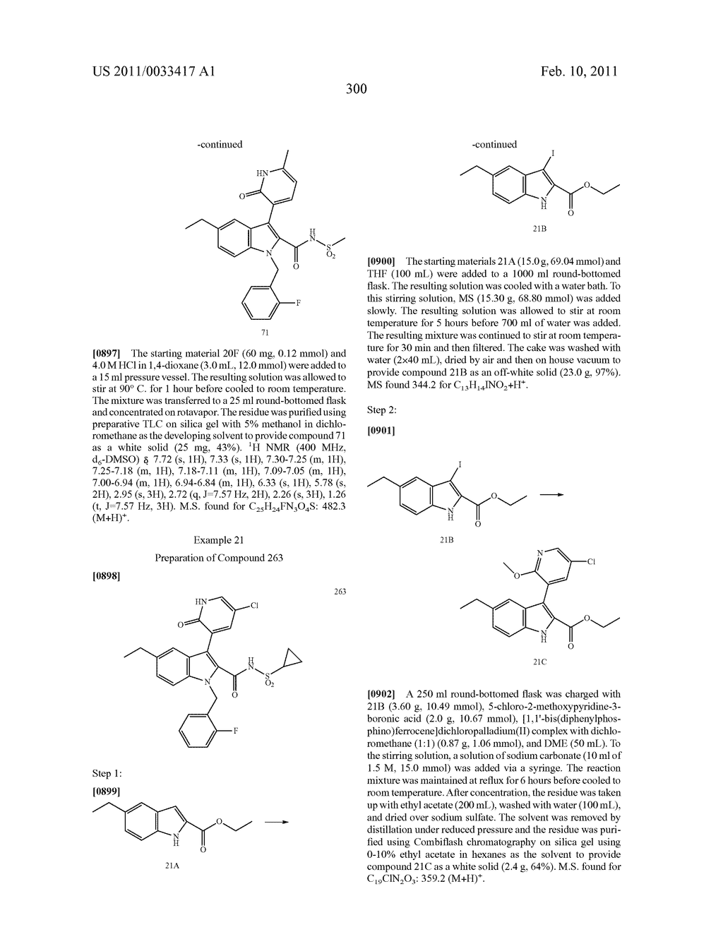 2,3-SUBSTITUTED INDOLE DERIVATIVES FOR TREATING VIRAL INFECTIONS - diagram, schematic, and image 301