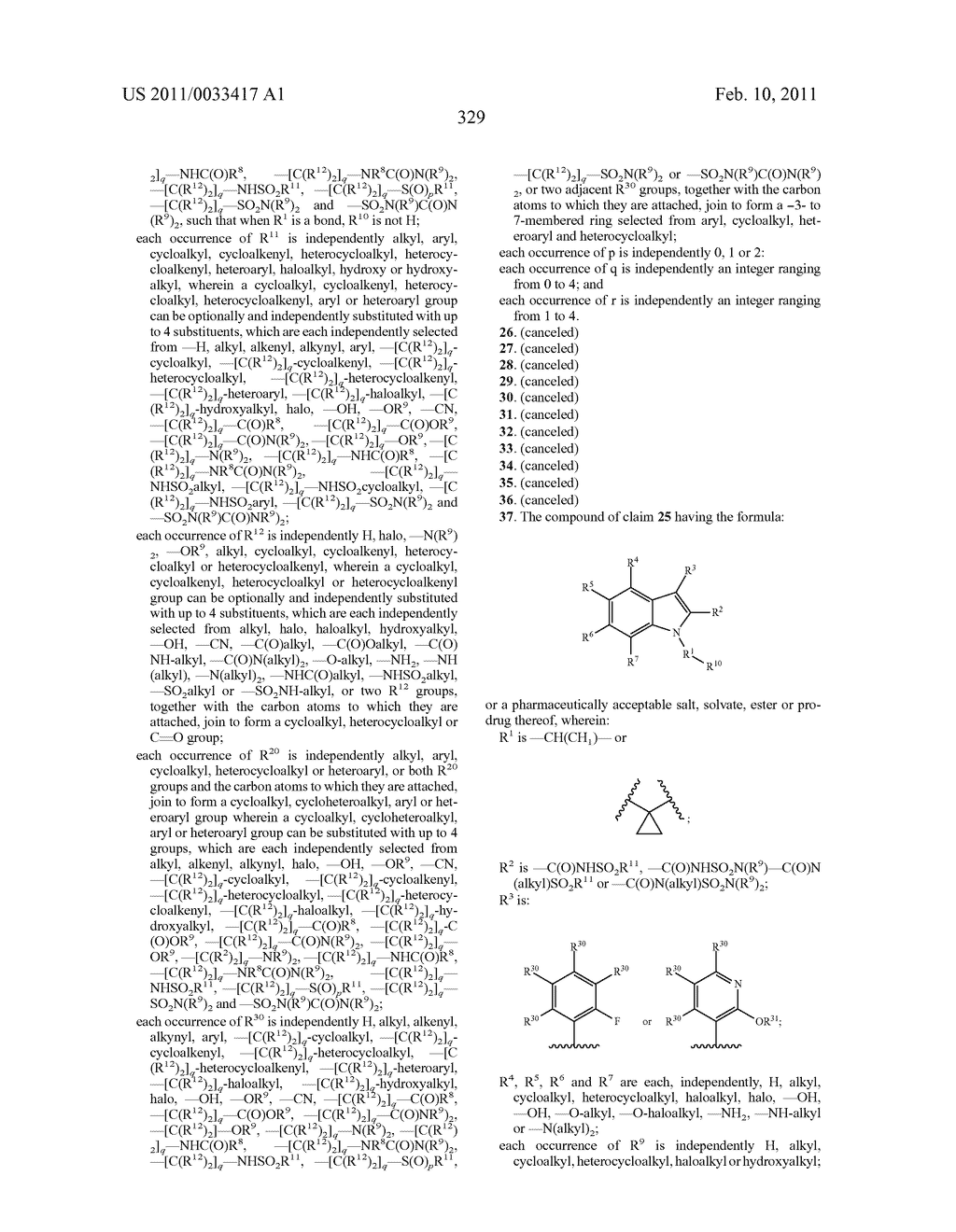 2,3-SUBSTITUTED INDOLE DERIVATIVES FOR TREATING VIRAL INFECTIONS - diagram, schematic, and image 330
