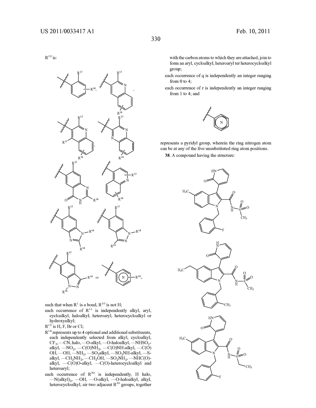 2,3-SUBSTITUTED INDOLE DERIVATIVES FOR TREATING VIRAL INFECTIONS - diagram, schematic, and image 331