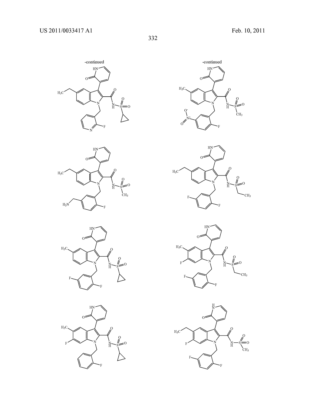 2,3-SUBSTITUTED INDOLE DERIVATIVES FOR TREATING VIRAL INFECTIONS - diagram, schematic, and image 333