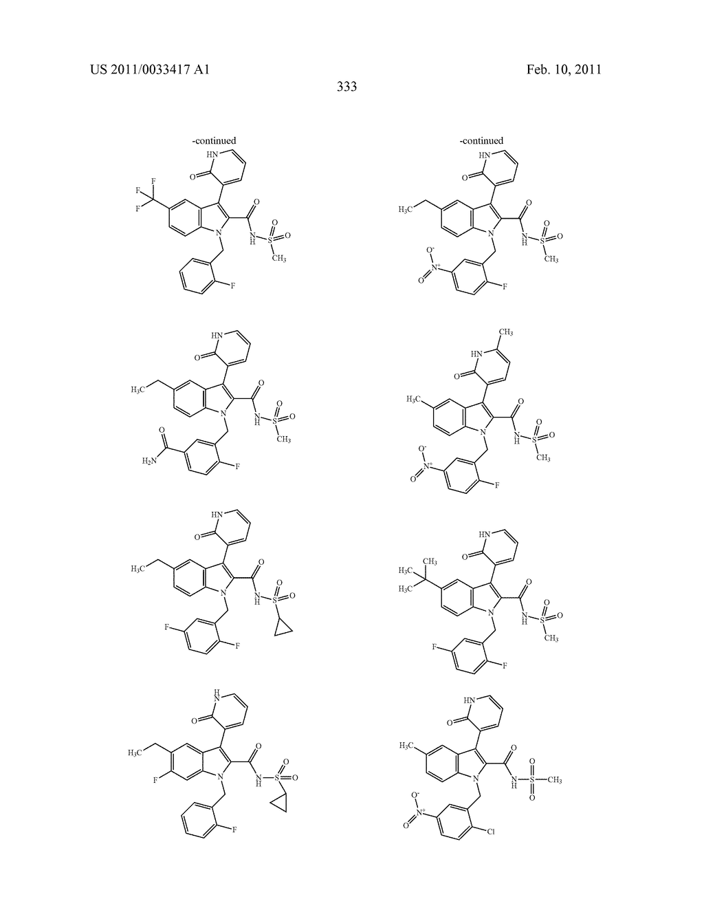 2,3-SUBSTITUTED INDOLE DERIVATIVES FOR TREATING VIRAL INFECTIONS - diagram, schematic, and image 334