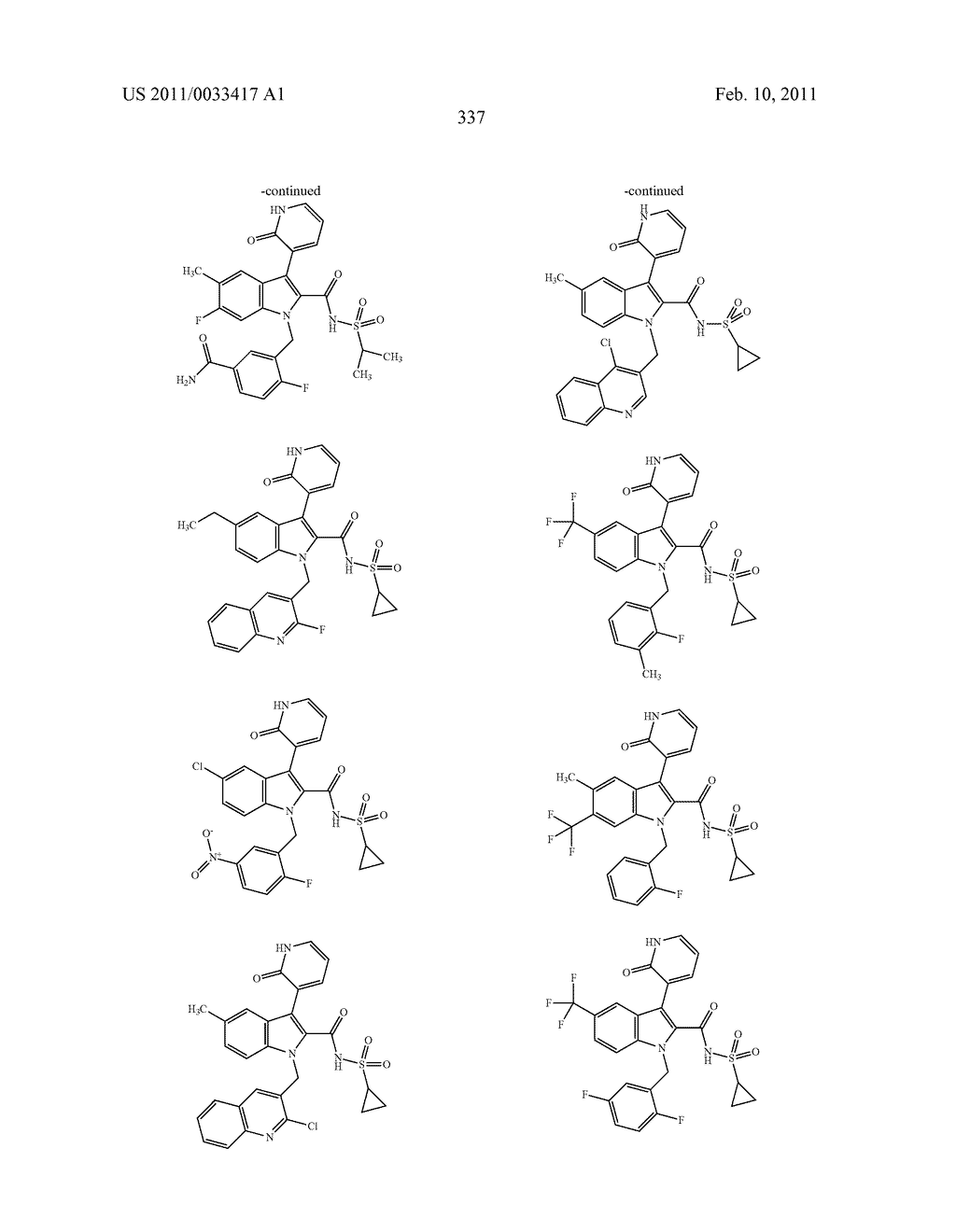 2,3-SUBSTITUTED INDOLE DERIVATIVES FOR TREATING VIRAL INFECTIONS - diagram, schematic, and image 338
