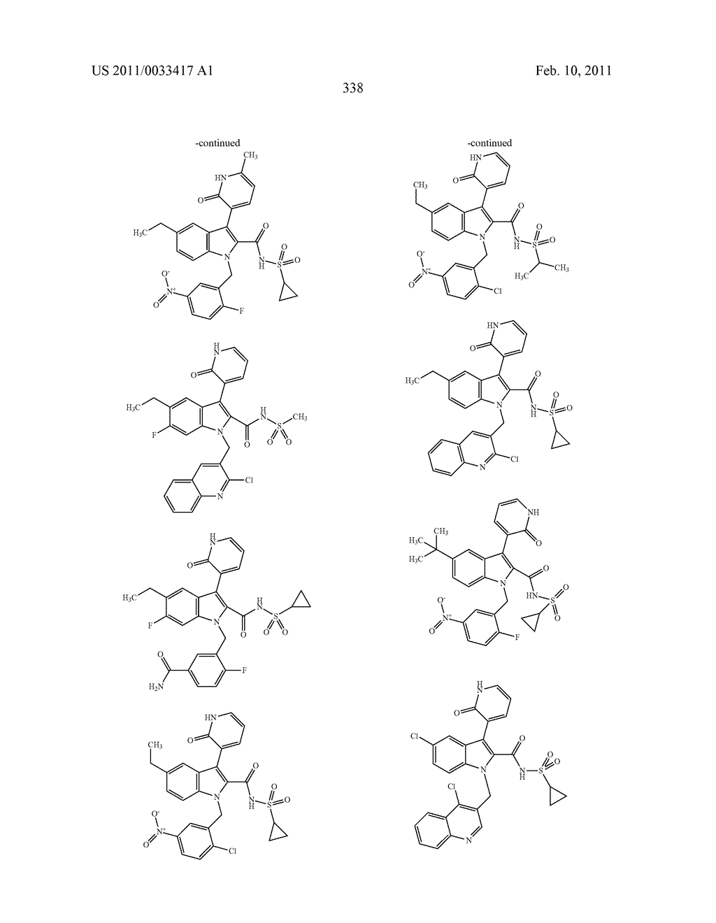 2,3-SUBSTITUTED INDOLE DERIVATIVES FOR TREATING VIRAL INFECTIONS - diagram, schematic, and image 339