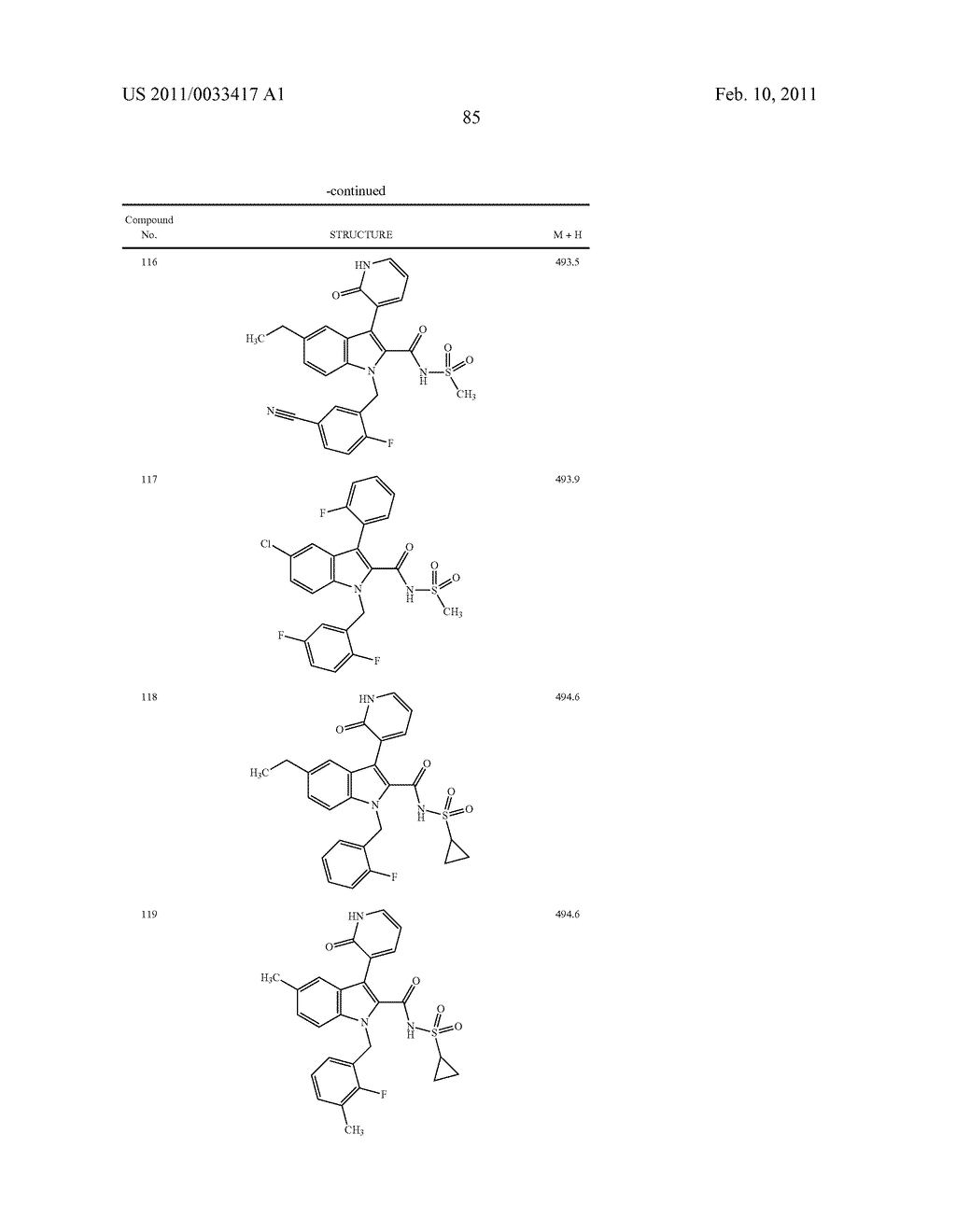 2,3-SUBSTITUTED INDOLE DERIVATIVES FOR TREATING VIRAL INFECTIONS - diagram, schematic, and image 86