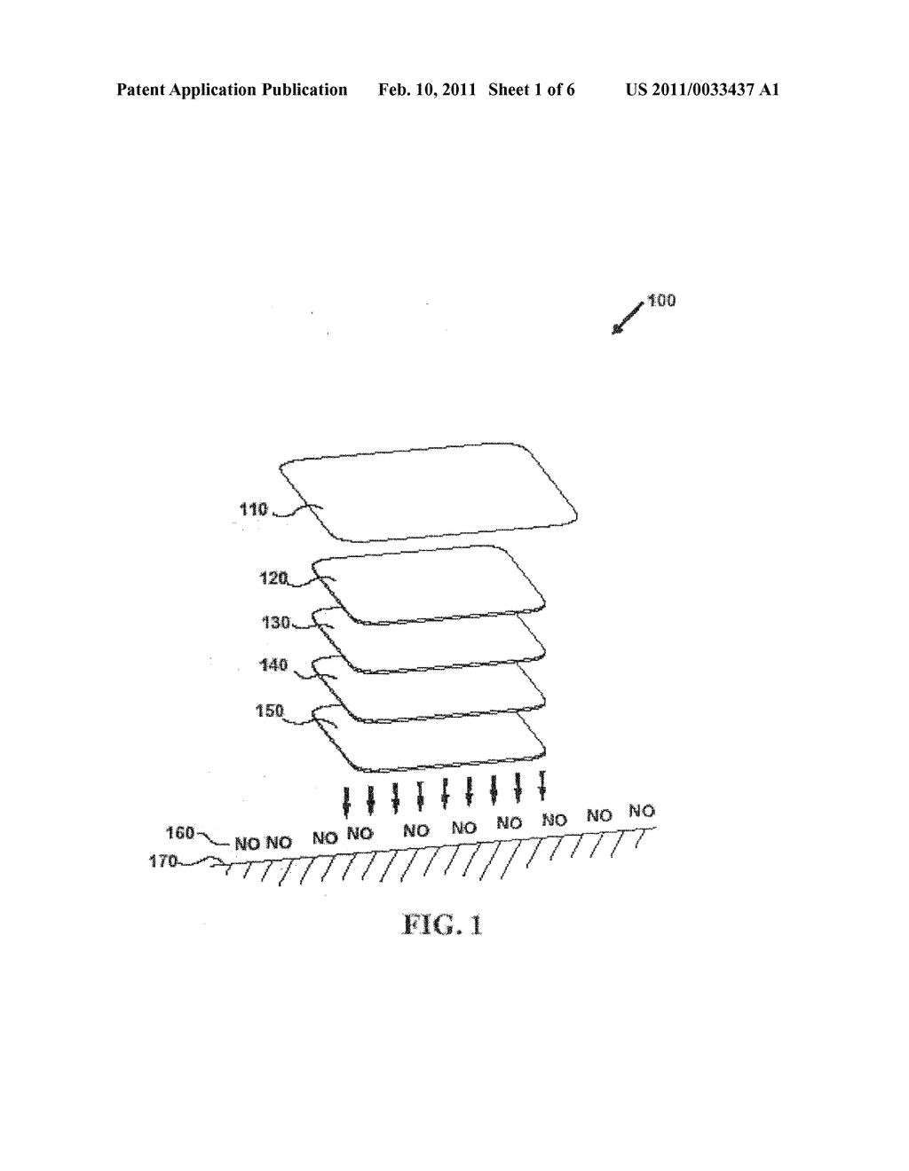 Debridement Method Using Topical Nitric Oxide Donor Devices and Compositions - diagram, schematic, and image 02