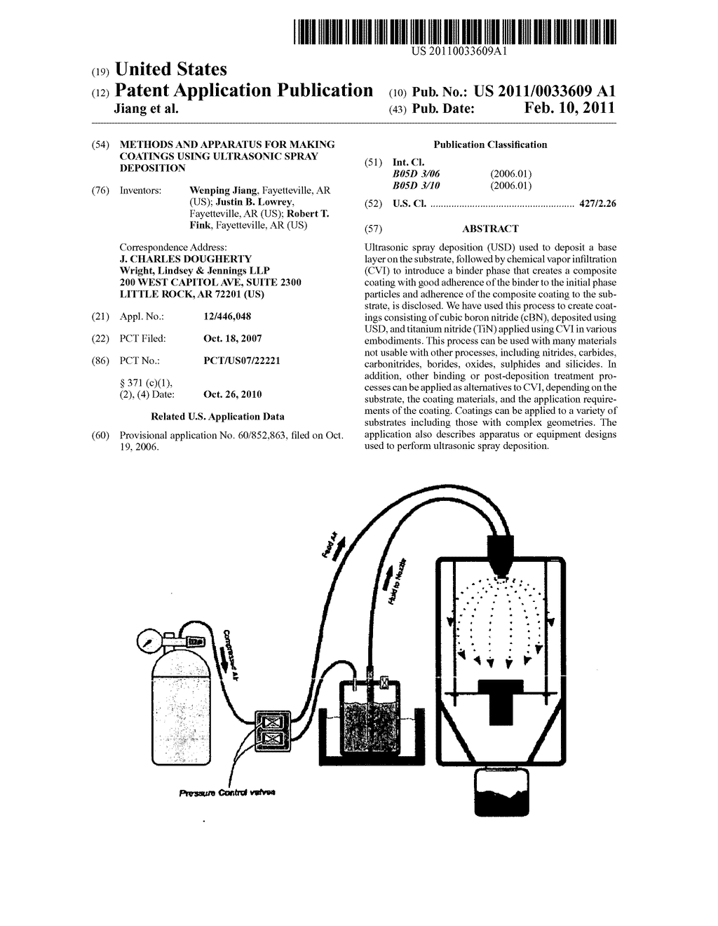 Methods and Apparatus for Making Coatings Using Ultrasonic Spray Deposition - diagram, schematic, and image 01