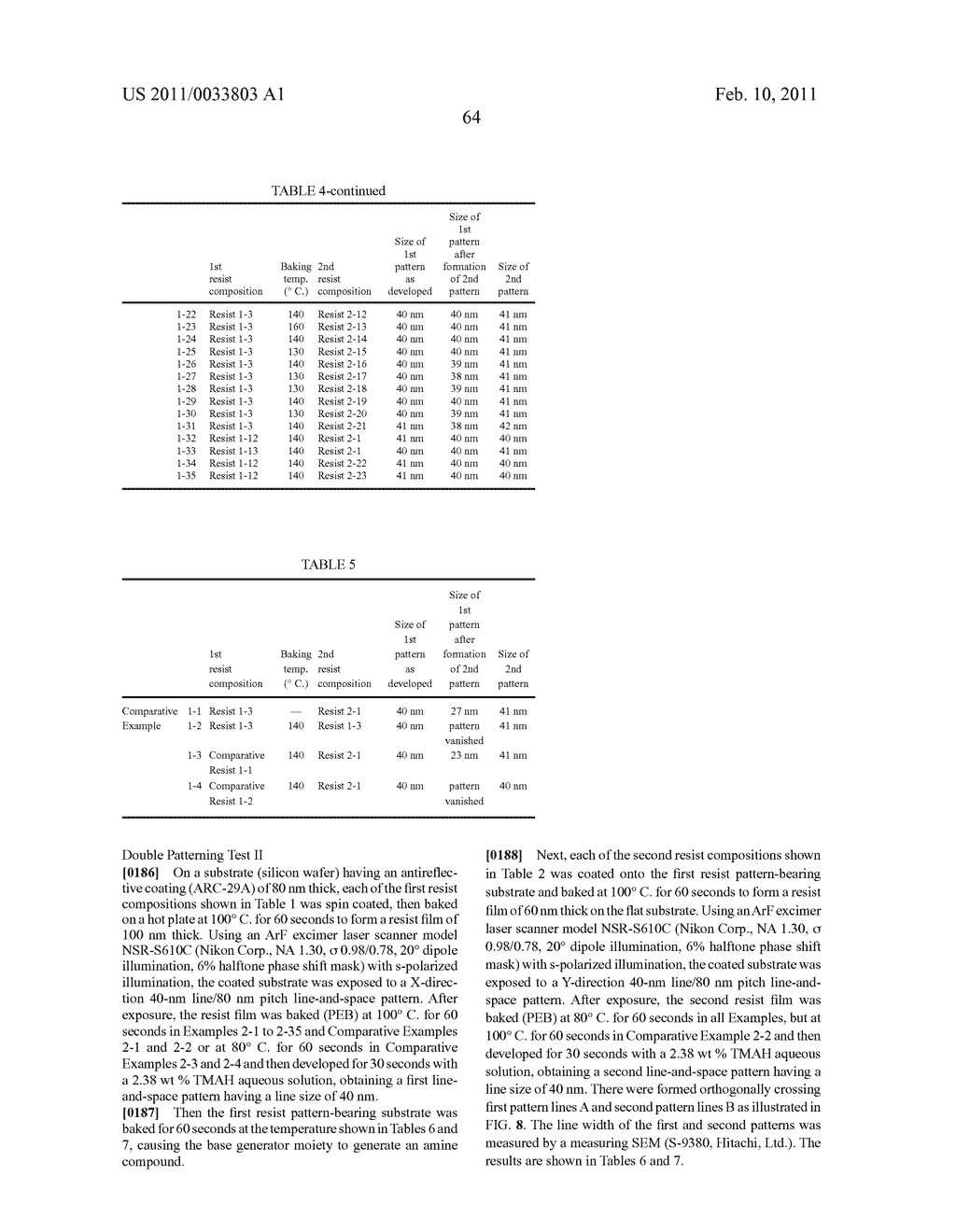 PATTERNING PROCESS AND RESIST COMPOSITION - diagram, schematic, and image 73