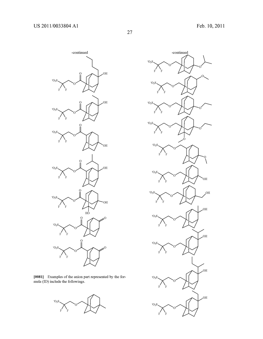 PHOTORESIST COMPOSITION - diagram, schematic, and image 28