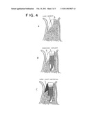 Method of using dental material and composite dental material formed by using hydroxyapatite diagram and image