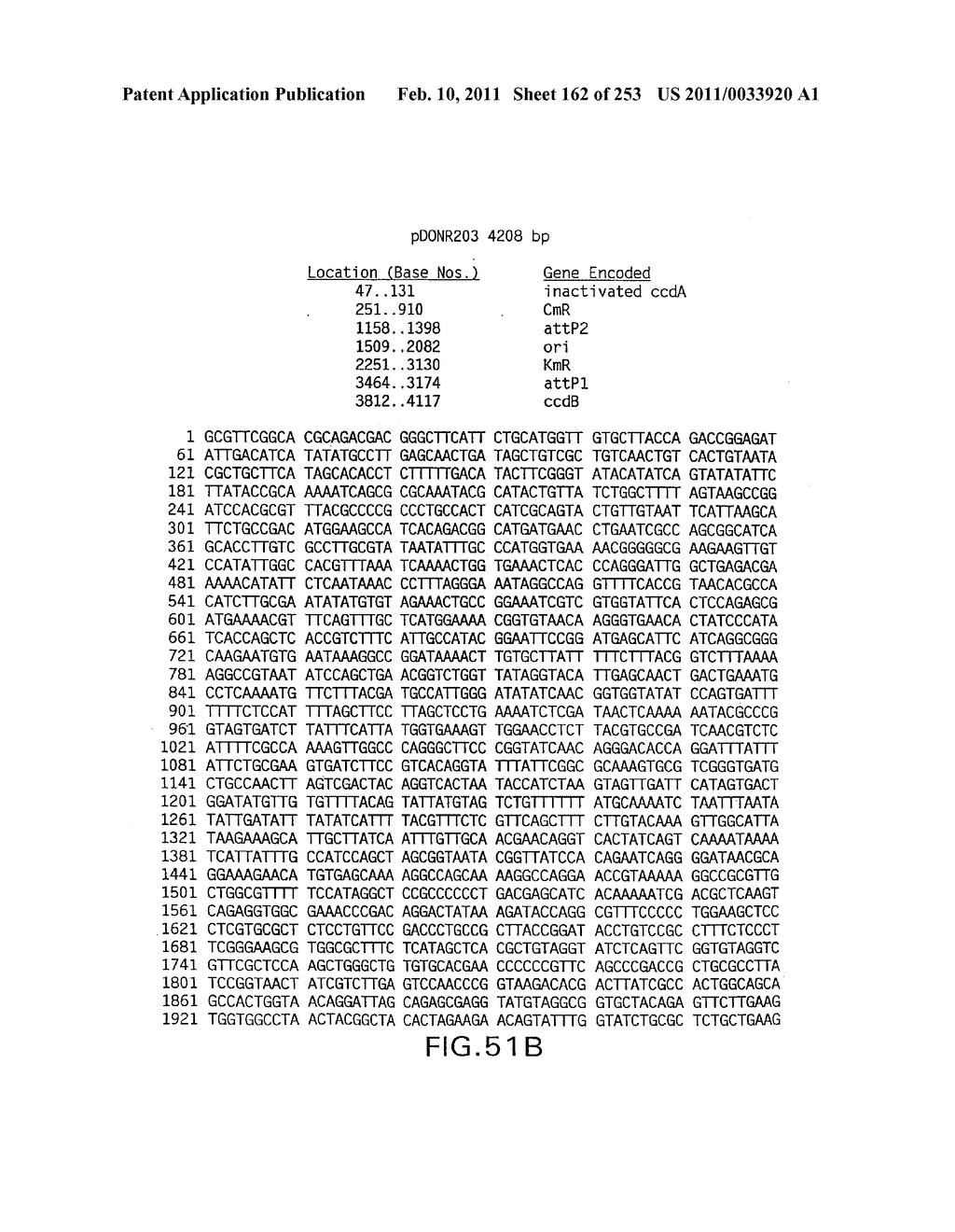 COMPOSITIONS AND METHODS FOR USE IN RECOMBINATIONAL CLONING OF NUCELIC ACIDS - diagram, schematic, and image 163