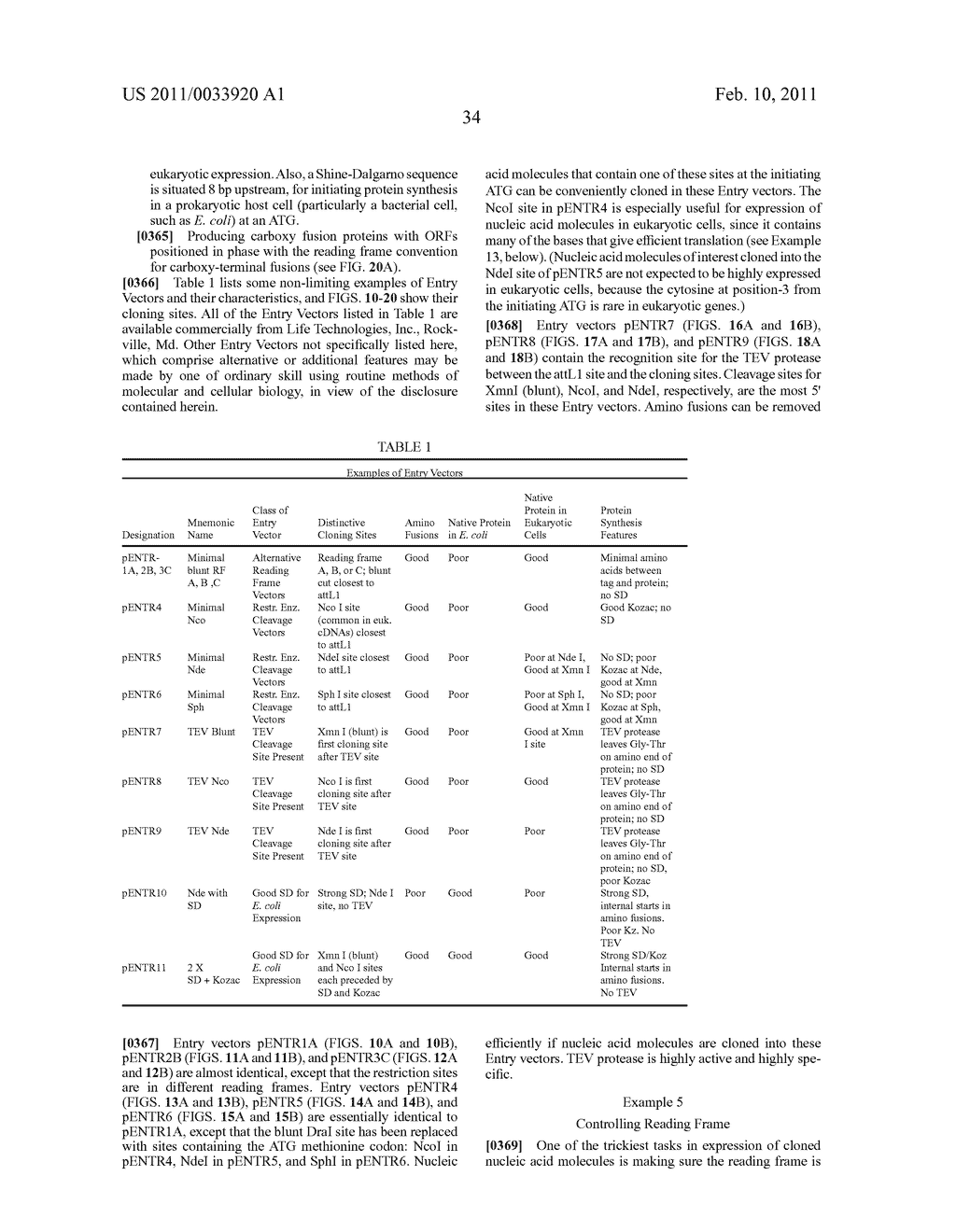 COMPOSITIONS AND METHODS FOR USE IN RECOMBINATIONAL CLONING OF NUCELIC ACIDS - diagram, schematic, and image 288